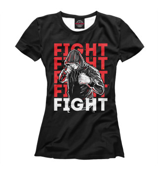 Женская футболка FIGHT