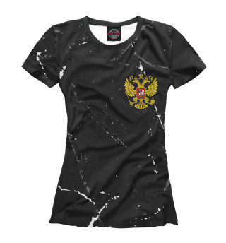Женская футболка Россия - Герб