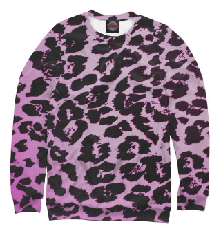 Свитшот для девочек Розовый леопард