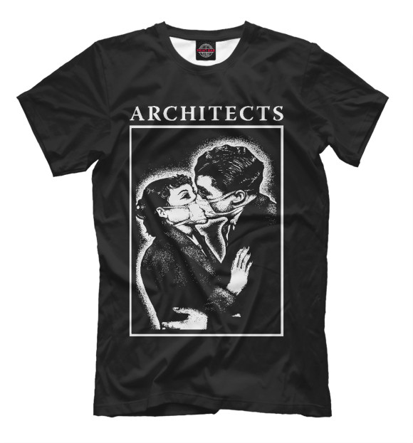Мужская футболка с изображением Architects цвета Черный