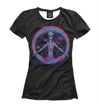 Женская футболка Медитация
