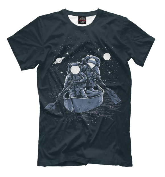 Мужская футболка с изображением Astro цвета Черный