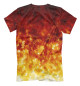 Мужская футболка Яркое пламя