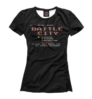 Женская футболка Battle City