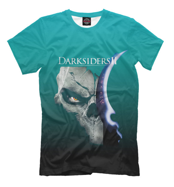 Мужская футболка с изображением Darksiders цвета Белый
