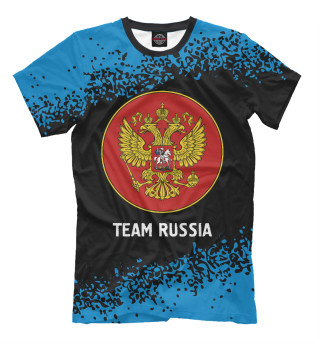 Футболка для мальчиков Russia - Герб | Team Russia | Краска