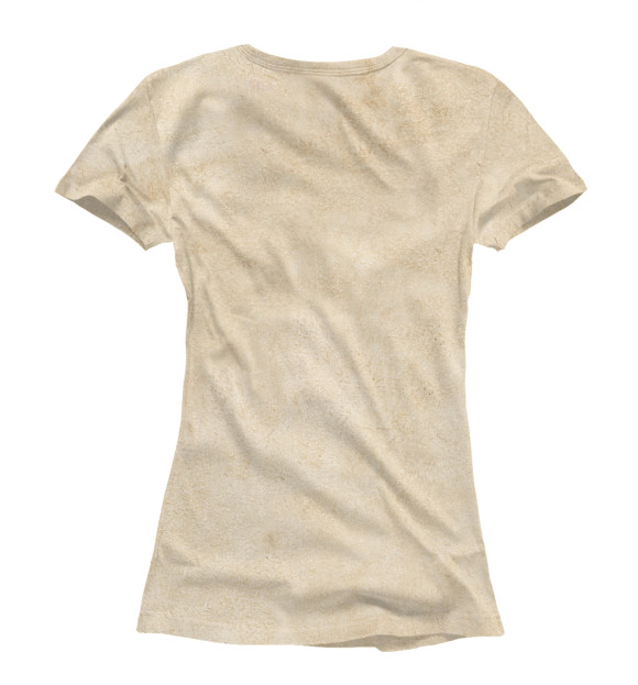 Женская футболка с изображением Гордый вождь цвета Белый