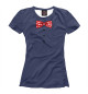 Женская футболка Галстук бабочка с сердечками