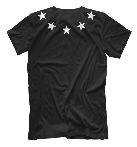 Мужская футболка с изображением Звезды цвета Белый