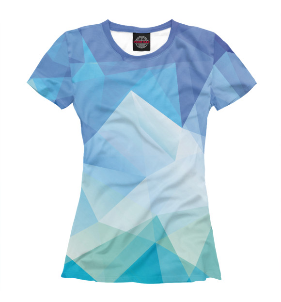 Женская футболка с изображением Azure цвета Белый