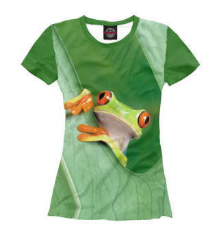 Женская футболка Лягушка