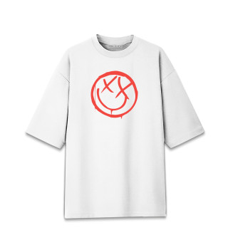 Женская футболка оверсайз Blink-182