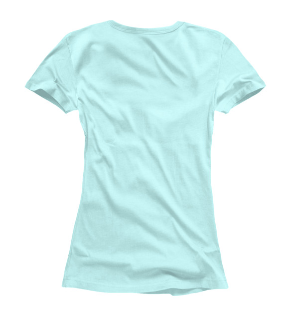 Женская футболка с изображением Селёдка под шубой цвета Белый