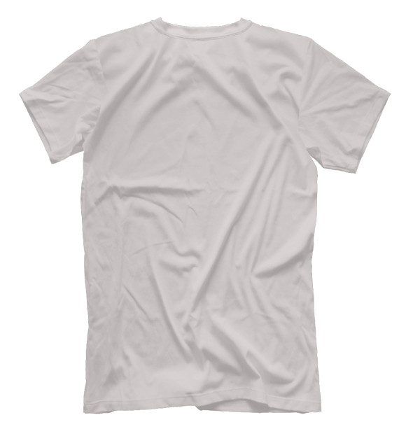 Мужская футболка с изображением Истребитель сухого цвета Белый