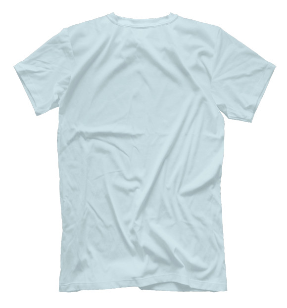 Мужская футболка с изображением Парусник цвета Белый