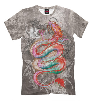 Мужская футболка Восточный дракон