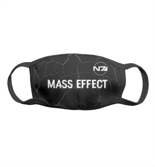 Маска тканевая Mass Effect Glitch Black (трещины)