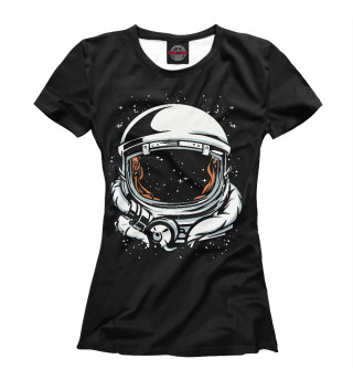 Женская футболка Astronaut helmet