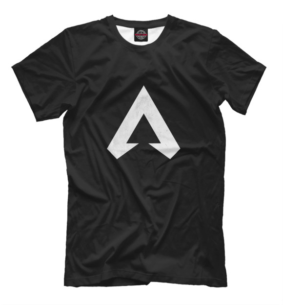 Мужская футболка с изображением Apex Legends Black цвета Черный