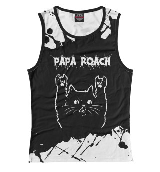 Майка для девочки Papa Roach | Рок Кот