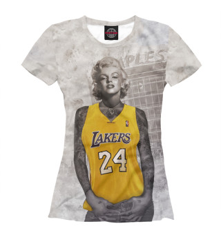 Женская футболка Lakers 24 Marilyn