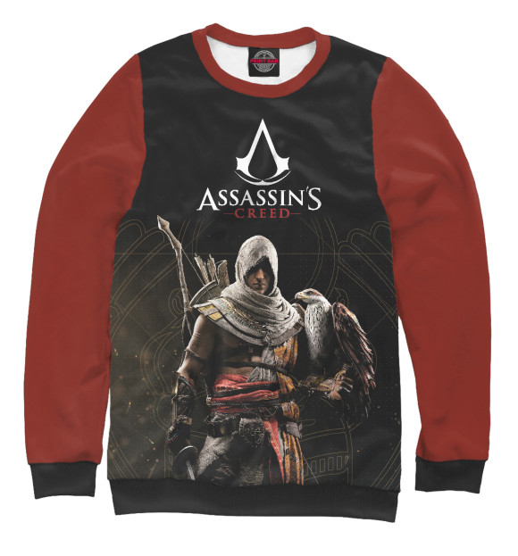 Женский свитшот с изображением Assassin's creed цвета Белый