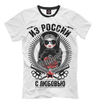 Мужская футболка Боевая русская матрёшка