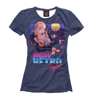 Женская футболка New Retro
