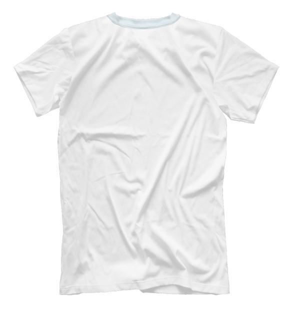 Мужская футболка с изображением Аниме цвета Белый