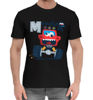 Хлопковая футболка для мальчиков Monster truck