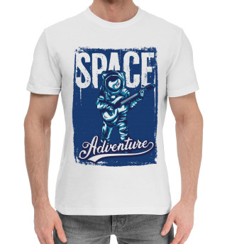 Хлопковая футболка для мальчиков Космонавт