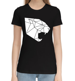 Хлопковая футболка для девочек Triangle pantera
