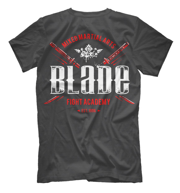 Мужская футболка с изображением Blade цвета Белый