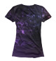 Женская футболка Фиолетовые созвездия