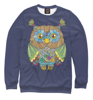 Женский свитшот Friendly Zentangle Owl