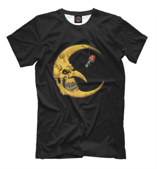 Мужская футболка Сгиблая Луна