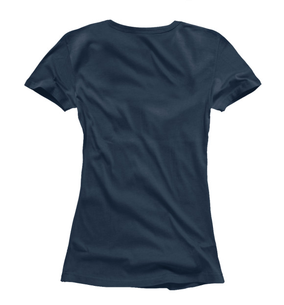 Женская футболка с изображением Я московский озорной гуляка цвета Белый