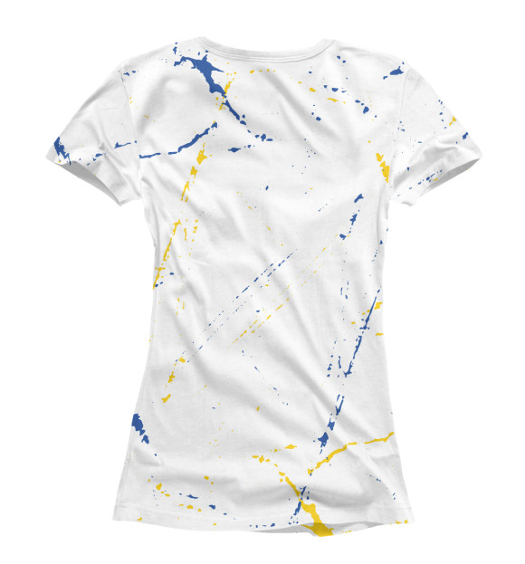 Женская футболка с изображением Brawl Stars Crow / Ворон цвета Белый