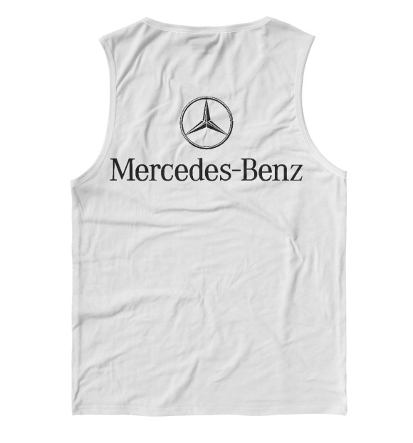 Майка для мальчика с изображением Mercedes-Benz цвета Белый