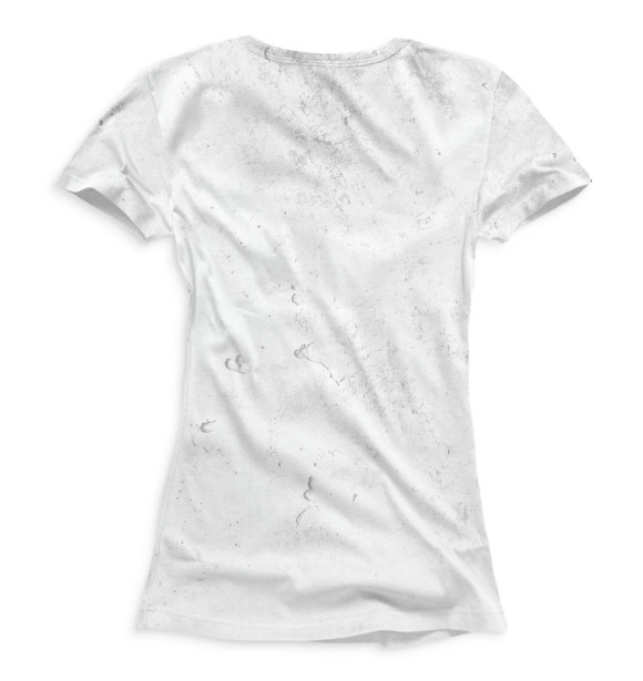 Женская футболка с изображением Король и Шут цвета Белый
