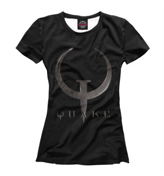Женская футболка Quake