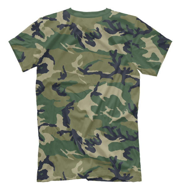 Мужская футболка с изображением Войска связи цвета Белый