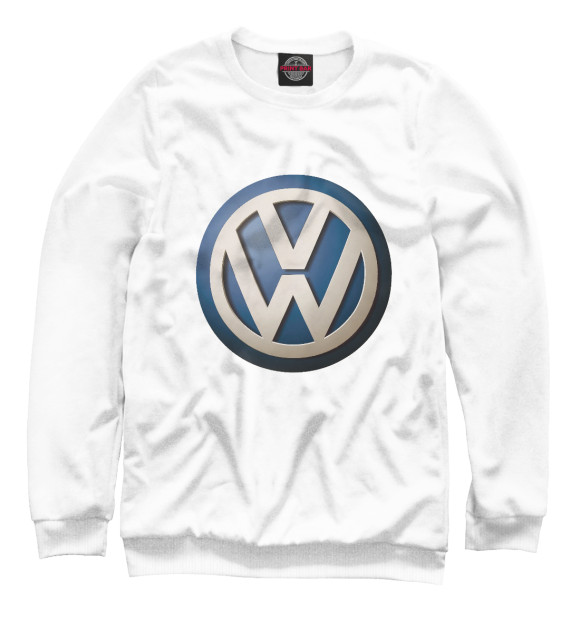 Свитшот для мальчиков с изображением Volkswagen цвета Белый
