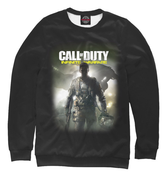 Свитшот для мальчиков с изображением Call of Duty цвета Белый
