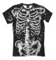 Мужская футболка Floral Skeleton