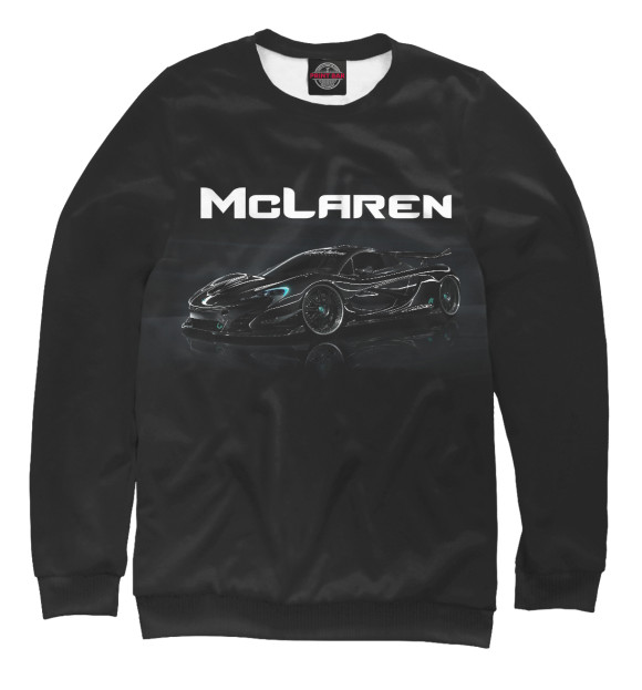 Мужской свитшот с изображением McLaren цвета Р‘РµР»С‹Р№