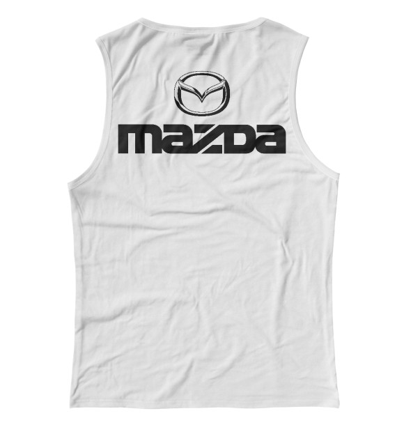 Майка для девочки с изображением Mazda цвета Белый