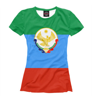 Женская футболка Дагестан