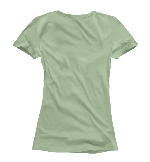 Женская футболка с изображением Снусмумрик цвета Белый