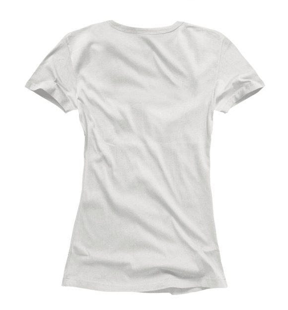 Женская футболка с изображением Feed me! цвета Белый